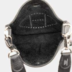 Pre Owned حقيبة هيرمس إيفلين كليمنس صغير أسود