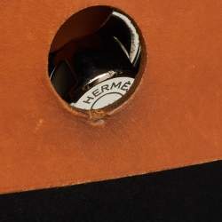 مملوكة مسبقًا حقيبة هيرمس هيرباج 31 قماش تويلي أسود/طبيعي وجلد فاتشے