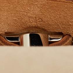 مملوكة مسبقًا Hermès Ecru/Natural Toile Canvas and Vache Leather Herbag 2-in-1 Backpack