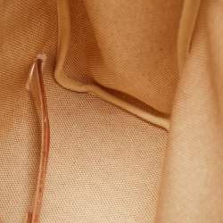 مملوكة مسبقًا حقيبة ظهر هيرميس هيرباج 2 إن 1 جلد وفانيل طبيعي/إكرو