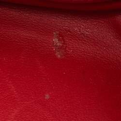 مملوكة مسبقًا حقيبة هيرمس ليندي 26 جلد سويفت روج كاساك إكسسوار مطلي بلاديوم