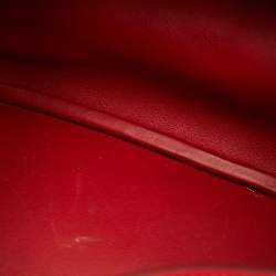 مملوكة مسبقًا حقيبة هيرمس ليندي 26 جلد سويفت روج كاساك إكسسوار مطلي بلاديوم