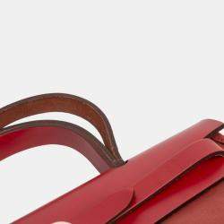 مملوكة مسبقًا Hermes Pink/Red Toile Herbag Zip Retourne Verso 31