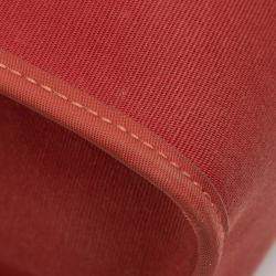 مملوكة مسبقًا Hermes Pink/Red Toile Herbag Zip Retourne Verso 31