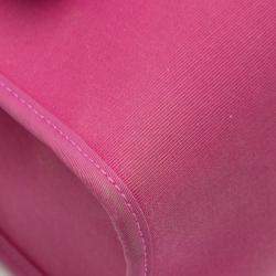 مملوكة مسبقًا Hermes Brown/Pink Toile Herbag Zip 31