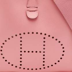 مملوكة مسبقًا حقيبة هيرمس إيفلين 29 ثلاثية الأبعاد بي إم روز كونفيتي جلد إيبسوم