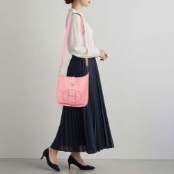 مملوكة مسبقًا حقيبة هيرمس إيفلين 29 ثلاثية الأبعاد بي إم روز كونفيتي جلد إيبسوم