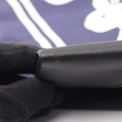 مملوكة مسبقًا Hermes Silky City Brides de Gala MM Silk and Swift Calfskin Leather Shoulder Bag