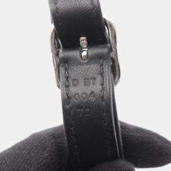 مملوكة مسبقًا Hermes Silky City Brides de Gala MM Silk and Swift Calfskin Leather Shoulder Bag