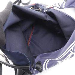 مملوكة مسبقًا Hermes Silky City Brides de Gala MM Silk and Swift Calfskin Leather Shoulder Bag