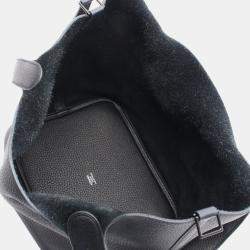 مملوكة مسبقًا حقيبة هيرميس بيكوتين لوك ٢٢ سوداء توريليون كليمينس جلد