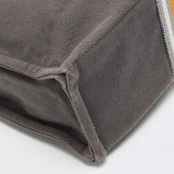 مملوكة مسبقًا Hermes Fourre Tout Grey/Orange Canvas Tote