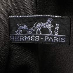 مملوكة مسبقًا Hermes Fourre Tout Grey/Orange Canvas Tote