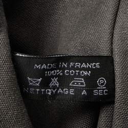 مملوكة مسبقًا Hermes Fourre Tout Grey/Orange Canvas Tote