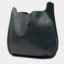 Pre Owned هيرمس بلو كليمونس إيفلين جي إم