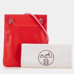 مملوكة مسبقًا Hermes Pink Red Mini Swift Aline Bag