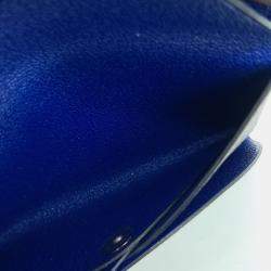 Pre Owned حامل بطاقات هيرمس كالفى جلد بني مزدوج