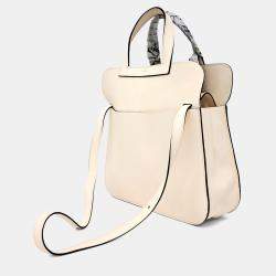 مملوكة مسبقًا حقيبة هيرمس حلزان 31 جلد كريمي + تويللي