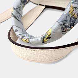 مملوكة مسبقًا حقيبة هيرمس حلزان 31 جلد كريمي + تويللي