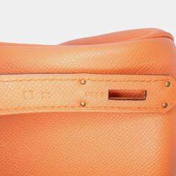 Pre Owned Hermes Orange Epsom Birkin Retourne 30