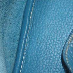 Pre Owned حقيبة هيرمس بيكوتين 18 جلد كليمنس أزرق