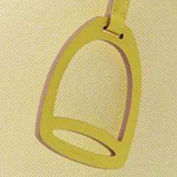 Pre Owned Hermes Yellow Toile Sac Steeple 25