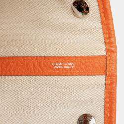 Pre Owned Hermes Orange Negonda Garden Party 36