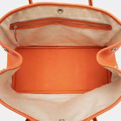 Pre Owned Hermes Orange Negonda Garden Party 36