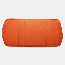 Pre Owned Hermes Orange Negonda Garden Party 36