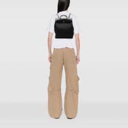 Pre Owned Hermes Black Toile Herbag GM Backpack