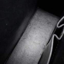 Pre Owned حقيبة هيرمس سيناتيك 2 واي شيفر ميزور جلد الماعز أسود