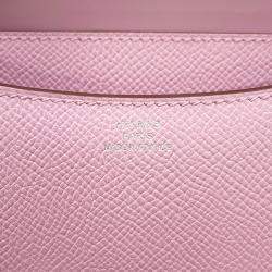 Pre Owned Hermes Constance 3 Miroir Mauve Sylvestre Epsom Size Mini