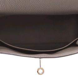 مملوكة مسبقًا Hermes Kelly Retourne Sewing Etain Togo Leather Size 25