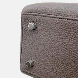 مملوكة مسبقًا Hermes Kelly Retourne Sewing Etain Togo Leather Size 25