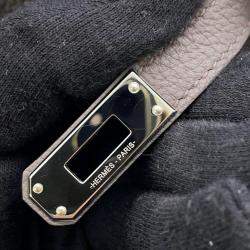 مملوكة مسبقًا Hermes Kelly Retourne Sewing Etain Togo Leather Size 25