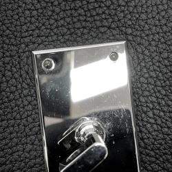 مملوكة مسبقًا Hermes Haut A Courroies Size 50 Black Togo Leather Bag