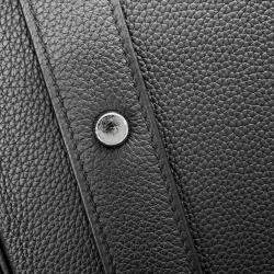 مملوكة مسبقًا Hermes Haut A Courroies Size 50 Black Togo Leather Bag