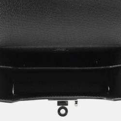 Pre Owned حقيبة هيرميس كيلي جيوب متعددة إبسوم أسود