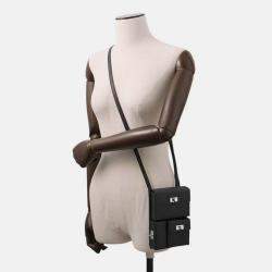 Pre Owned حقيبة هيرميس كيلي جيوب متعددة إبسوم أسود