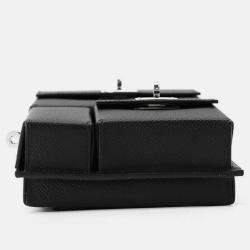 Pre Owned حقيبة هيرميس كيلي جيوب متعددة إبسوم أسود