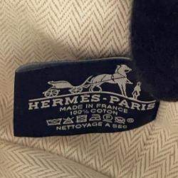 Pre Owned Hermes Bride-A-Brac PM Beige Canvas Bag