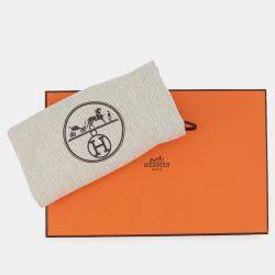 مملوكة مسبقًا Hermes Dog Treat Pouch Navy Coating Canvas