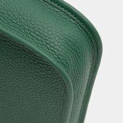 Pre Owned حقيبة هيرمس إيفلين تي بي إم أخضر جلد كليمونس