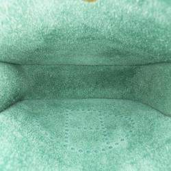 Pre Owned حقيبة هيرمس إيفلين تي بي إم أخضر جلد كليمونس