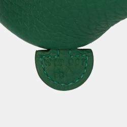 Pre Owned حقيبة هيرمس إيفلين تي بي إم أخضر جلد كليمونس