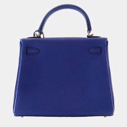 مملوكة مسبقًا حقيبة هيرمس كيلي ريتورن 25 بلو توغو