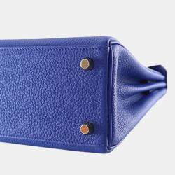 مملوكة مسبقًا حقيبة هيرمس كيلي ريتورن 25 بلو توغو