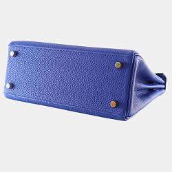 مملوكة مسبقًا حقيبة هيرمس كيلي ريتورن 25 بلو توغو