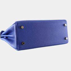 مملوكة مسبقًا حقيبة هيرمس كيلي ريتورن 25 بلو توغو