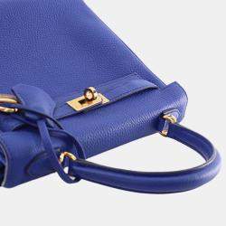 مملوكة مسبقًا حقيبة هيرمس كيلي ريتورن 25 بلو توغو